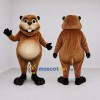 Custom Brown and Tan Hamster Mascot Costume Adult Full Body Suit for Children's Events Custom Brown and Tan Hamster Mascot Costume Adult Full Body Suit for Children's Events
