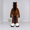 Custom Brown Black and White Horse Mascot Costume Adult Full Body Suit for Farm Events