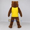Custom Brown and Yellow Bear Mascot Costume Adult Full Body Suit for Sports Events Custom Brown and Yellow Bear Mascot Costume Adult Full Body Suit for Sports Events