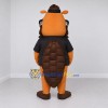 Custom Orange Brown and Black Beaver Mascot Costume Adult Full Body Suit for School Events Custom Orange Brown and Black Beaver Mascot Costume Adult Full Body Suit for School Events