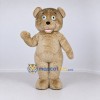 Custom Taupe Teddy Bear Mascot Costume Adult Full Body Suit for Children's Events Custom Taupe Teddy Bear Mascot Costume Adult Full Body Suit for Children's Events