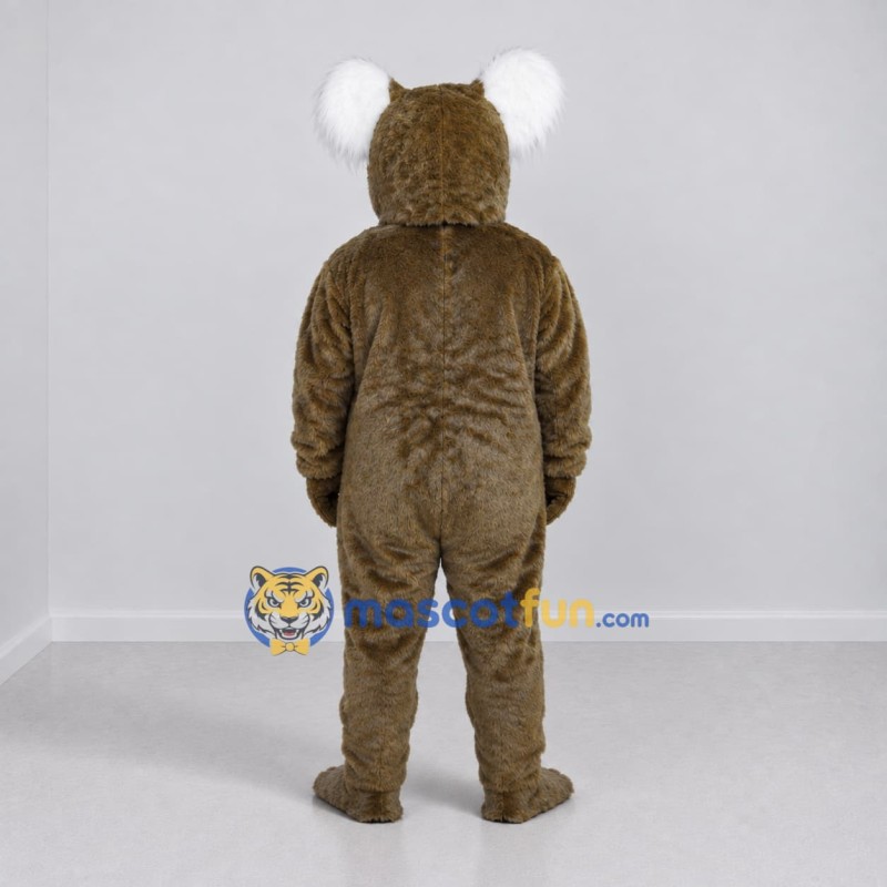 Custom Gray Brown and White Koala Mascot Costume Adult Full Body Suit for Wildlife Events Custom Gray Brown and White Koala Mascot Costume Adult Full Body Suit for Wildlife Events