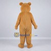 Custom Golden Tan Teddy Bear Mascot Costume Adult Full Body Suit for Children's Events Custom Golden Tan Teddy Bear Mascot Costume Adult Full Body Suit for Children's Events