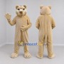 Custom Cream Cougar Mascot Costume Adult Full Body Suit for Wildlife Events