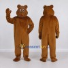 Custom Brown Teddy Bear Mascot Costume Adult Full Body Suit for Children's Events