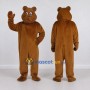 Custom Brown Teddy Bear Mascot Costume Adult Full Body Suit for Children's Events