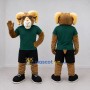 Custom Brown Green and Black Ram Mascot Costume Adult Full Body Suit for Sports Events