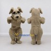 Custom Gray Brown Shaggy Dog Mascot Costume Adult Full Body Suit for Pet Events Custom Gray Brown Shaggy Dog Mascot Costume Adult Full Body Suit for Pet Events