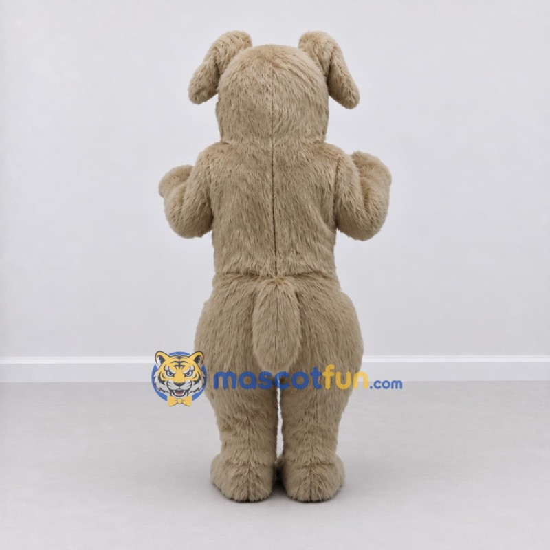 Custom Gray Brown Shaggy Dog Mascot Costume Adult Full Body Suit for Pet Events Custom Gray Brown Shaggy Dog Mascot Costume Adult Full Body Suit for Pet Events