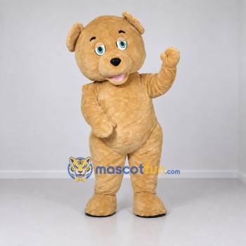 Custom Tan Teddy Bear Mascot Costume Adult Full Body Suit for Children's Parties Custom Tan Teddy Bear Mascot Costume Adult Full Body Suit for Children's Parties
