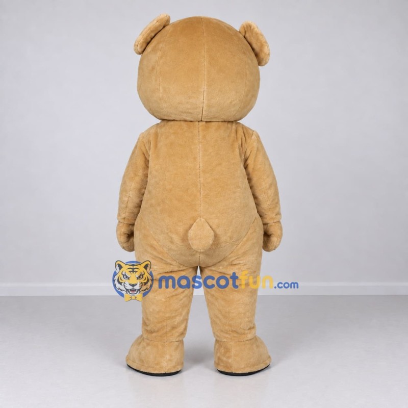 Custom Tan Teddy Bear Mascot Costume Adult Full Body Suit for Children's Parties Custom Tan Teddy Bear Mascot Costume Adult Full Body Suit for Children's Parties