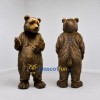 Custom Brown Bear Mascot Costume Adult Full Body Suit for Wildlife Events Custom Brown Bear Mascot Costume Adult Full Body Suit for Wildlife Events