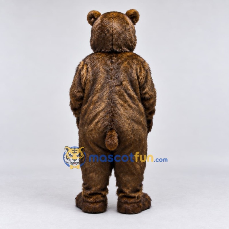 Custom Brown Bear Mascot Costume Adult Full Body Suit for Wildlife Events Custom Brown Bear Mascot Costume Adult Full Body Suit for Wildlife Events