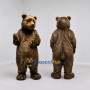 Custom Brown Bear Mascot Costume Adult Full Body Suit for Wildlife Events