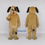 Custom Tan and Black Dog Mascot Costume Adult Full Body Suit for Pet Events