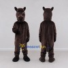 Custom Dark Brown Horse Mascot Costume Adult Full Body Suit for Farm Events