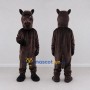 Custom Dark Brown Horse Mascot Costume Adult Full Body Suit for Farm Events