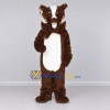 Custom Brown and White Dog Mascot Costume Adult Full Body Suit for Pet Events Custom Brown and White Dog Mascot Costume Adult Full Body Suit for Pet Events