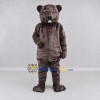 Custom Gray Brown Beaver Mascot Costume Adult Full Body Suit for School Events Custom Gray Brown Beaver Mascot Costume Adult Full Body Suit for School Events