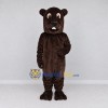 Custom Dark Brown Beaver Mascot Costume Adult Full Body Suit for School Events Custom Dark Brown Beaver Mascot Costume Adult Full Body Suit for School Events