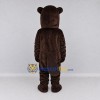 Custom Dark Brown Beaver Mascot Costume Adult Full Body Suit for School Events Custom Dark Brown Beaver Mascot Costume Adult Full Body Suit for School Events
