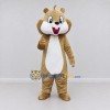 Custom Tan and White Squirrel Mascot Costume Adult Full Body Suit for Woodland Events Custom Tan and White Squirrel Mascot Costume Adult Full Body Suit for Woodland Events