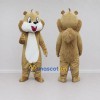 Custom Tan and White Squirrel Mascot Costume Adult Full Body Suit for Woodland Events Custom Tan and White Squirrel Mascot Costume Adult Full Body Suit for Woodland Events