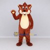 Custom Reddish Brown and Cream Fox Mascot Costume Adult Full Body Suit for Woodland Events