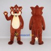 Custom Reddish Brown and Cream Fox Mascot Costume Adult Full Body Suit for Woodland Events