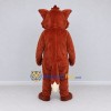 Custom Reddish Brown and Cream Fox Mascot Costume Adult Full Body Suit for Woodland Events