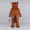Custom Brown and White Beaver Mascot Costume Adult Full Body Suit for School Events Custom Brown and White Beaver Mascot Costume Adult Full Body Suit for School Events