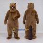 Custom Brown Beaver Mascot Costume Adult Full Body Suit for Woodland Events
