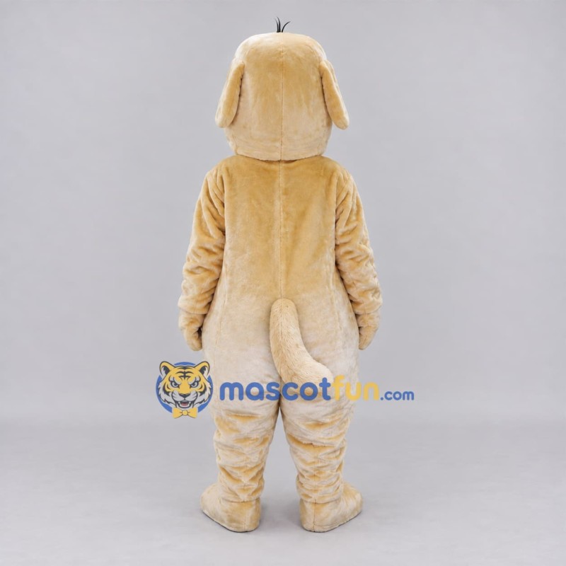 Custom Cream Dog with Sunglasses Mascot Costume Adult Full Body Suit for Pet Events
