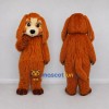 Custom Orange Brown Long-Eared Dog Mascot Costume Adult Full Body Suit for Pet Events Custom Orange Brown Long-Eared Dog Mascot Costume Adult Full Body Suit for Pet Events