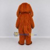 Custom Orange Brown Long-Eared Dog Mascot Costume Adult Full Body Suit for Pet Events Custom Orange Brown Long-Eared Dog Mascot Costume Adult Full Body Suit for Pet Events
