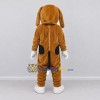 Custom Brown and White Dog Mascot Costume Adult Full Body Suit for Pet Events Custom Brown and White Dog Mascot Costume Adult Full Body Suit for Pet Events