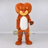 Custom Orange and White Lion Mascot Costume Adult Full Body Suit for Children's Events Custom Orange and White Lion Mascot Costume Adult Full Body Suit for Children's Events