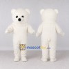 Custom White Polar Bear Mascot Costume Adult Full Body Suit for Winter Events Custom White Polar Bear Mascot Costume Adult Full Body Suit for Winter Events