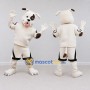 Custom Cream and Brown Dog in Sportswear Mascot Costume Adult Full Body Suit for Sports Events