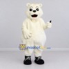 Custom White Polar Bear Mascot Costume Adult Full Body Suit for Winter Events Custom White Polar Bear Mascot Costume Adult Full Body Suit for Winter Events