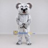 Custom Gray and White Koala Mascot Costume Adult Full Body Suit for Wildlife Events