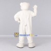 Custom White Polar Bear Mascot Costume Adult Full Body Suit for Winter Events Custom White Polar Bear Mascot Costume Adult Full Body Suit for Winter Events