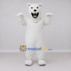Custom White Roaring Polar Bear Mascot Costume Adult Full Body Suit for Sports Events Custom White Roaring Polar Bear Mascot Costume Adult Full Body Suit for Sports Events