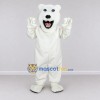 Custom White Roaring Polar Bear Mascot Costume Adult Full Body Suit for Sports Events Custom White Roaring Polar Bear Mascot Costume Adult Full Body Suit for Sports Events