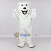 Custom White Polar Bear Mascot Costume Adult Full Body Suit for Winter Events Custom White Polar Bear Mascot Costume Adult Full Body Suit for Winter Events