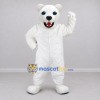 Custom White Polar Bear Mascot Costume Adult Full Body Suit for Winter Events Custom White Polar Bear Mascot Costume Adult Full Body Suit for Winter Events