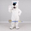 Custom White Polar Bear Mascot Costume Adult Full Body Suit for Winter Events Custom White Polar Bear Mascot Costume Adult Full Body Suit for Winter Events