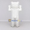 Custom White Roaring Polar Bear Mascot Costume Adult Full Body Suit for Sports Events Custom White Roaring Polar Bear Mascot Costume Adult Full Body Suit for Sports Events