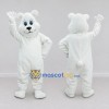 Custom White Polar Bear Mascot Costume Adult Full Body Suit for Winter Events Custom White Polar Bear Mascot Costume Adult Full Body Suit for Winter Events