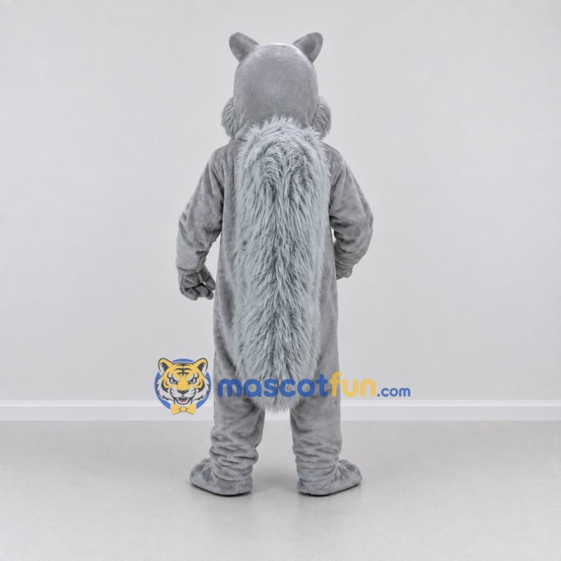 Custom Gray Squirrel Mascot Costume Adult Full Body Suit for Woodland Events Custom Gray Squirrel Mascot Costume Adult Full Body Suit for Woodland Events